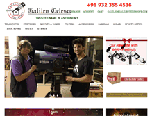 Tablet Screenshot of galileotelescope.com